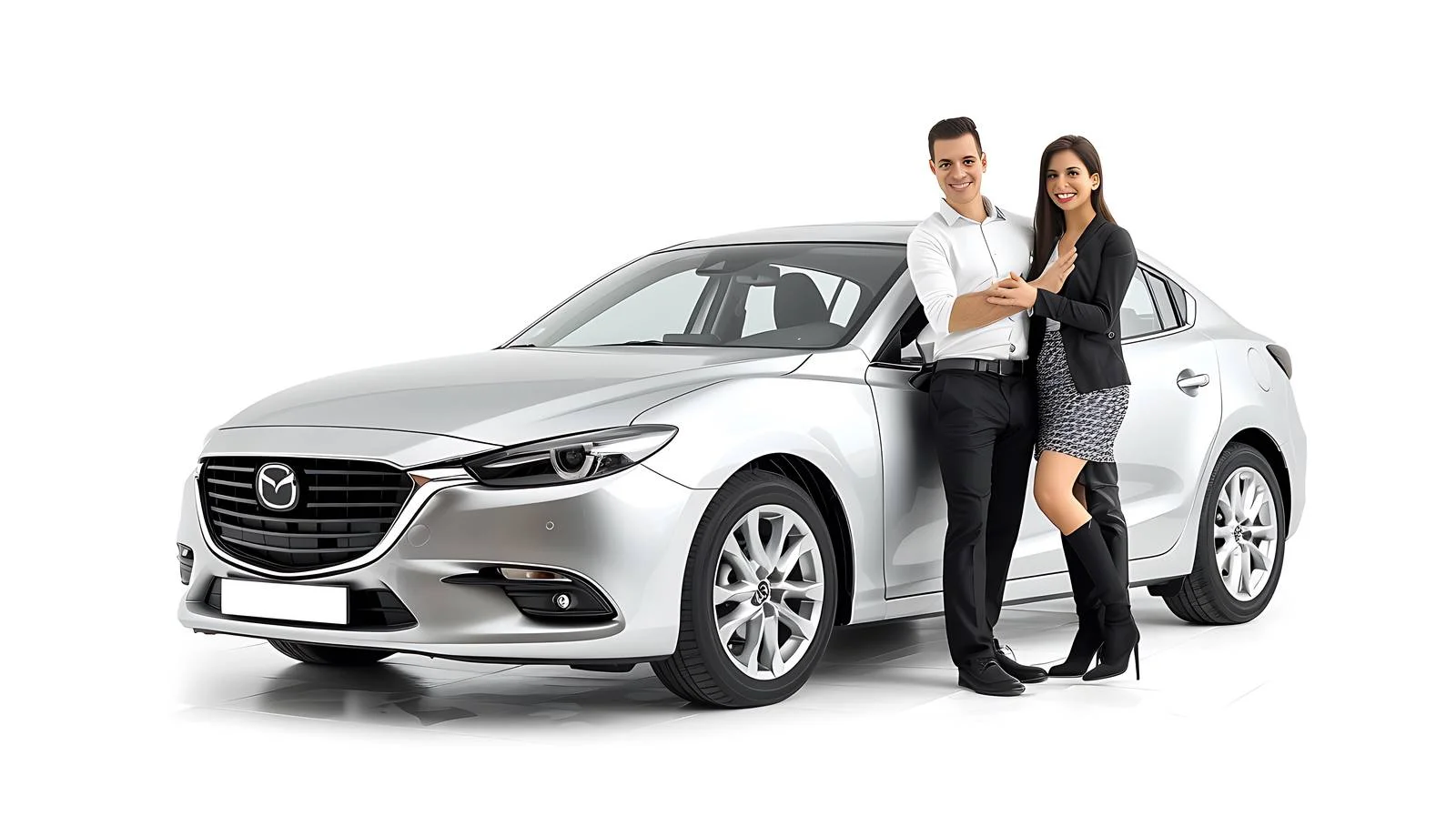 Couple Buying New Car at Dealership — free download from Dotvec