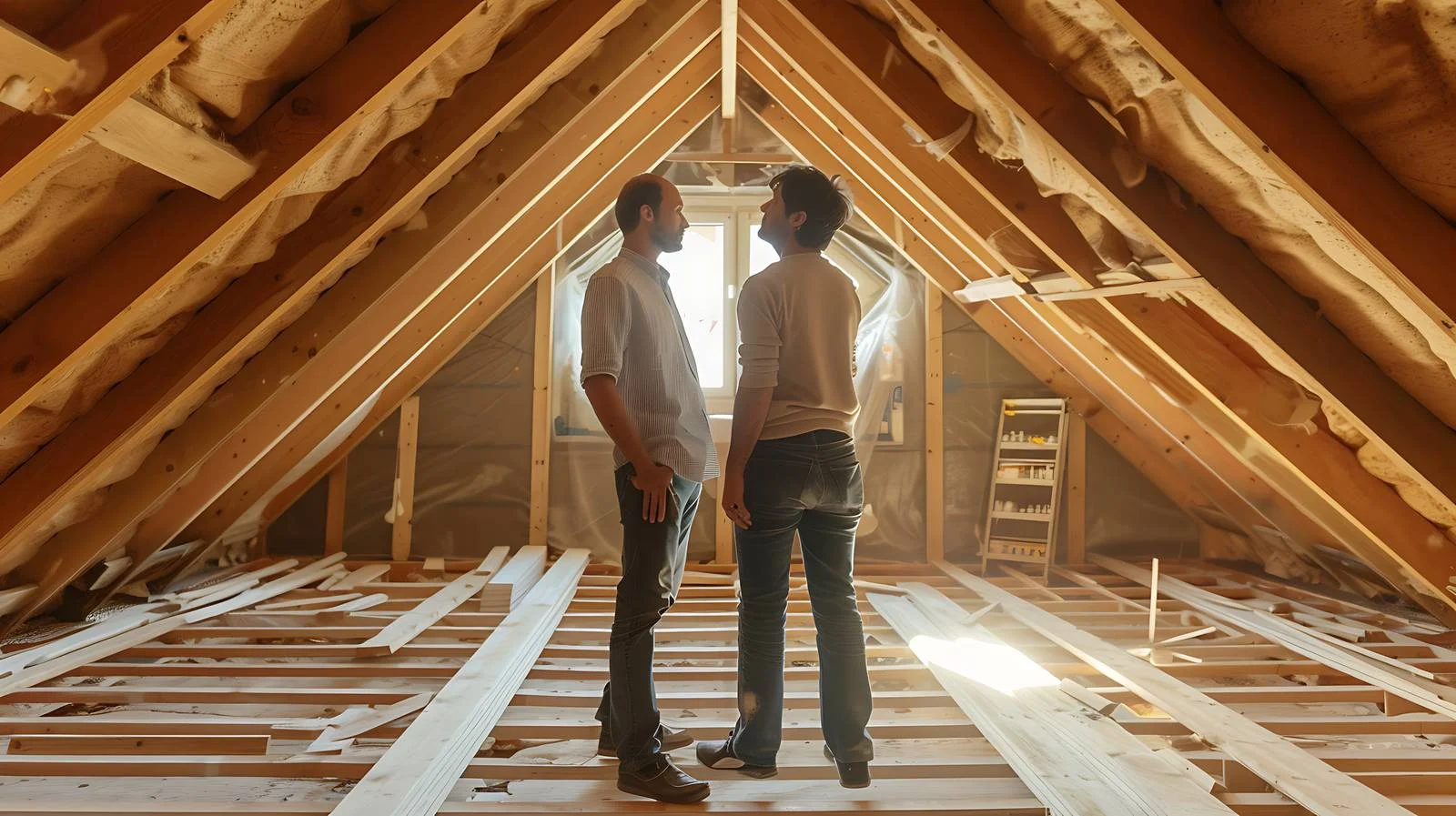 Couple Renovating Attic: Catalogue Search — free download from Dotvec