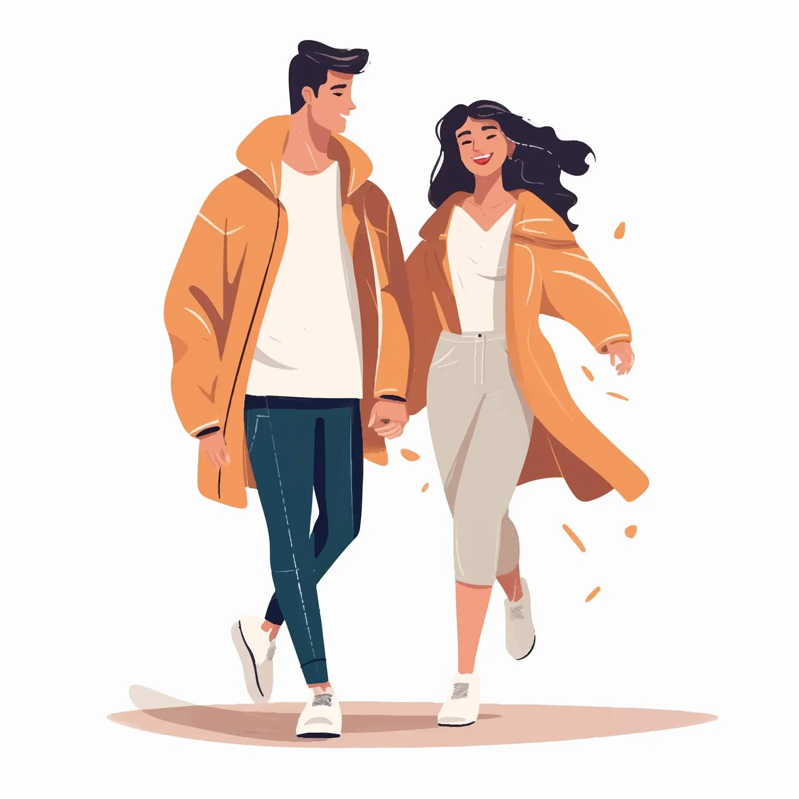 Casual Couple on Romantic Date in Vectors — free download from Dotvec