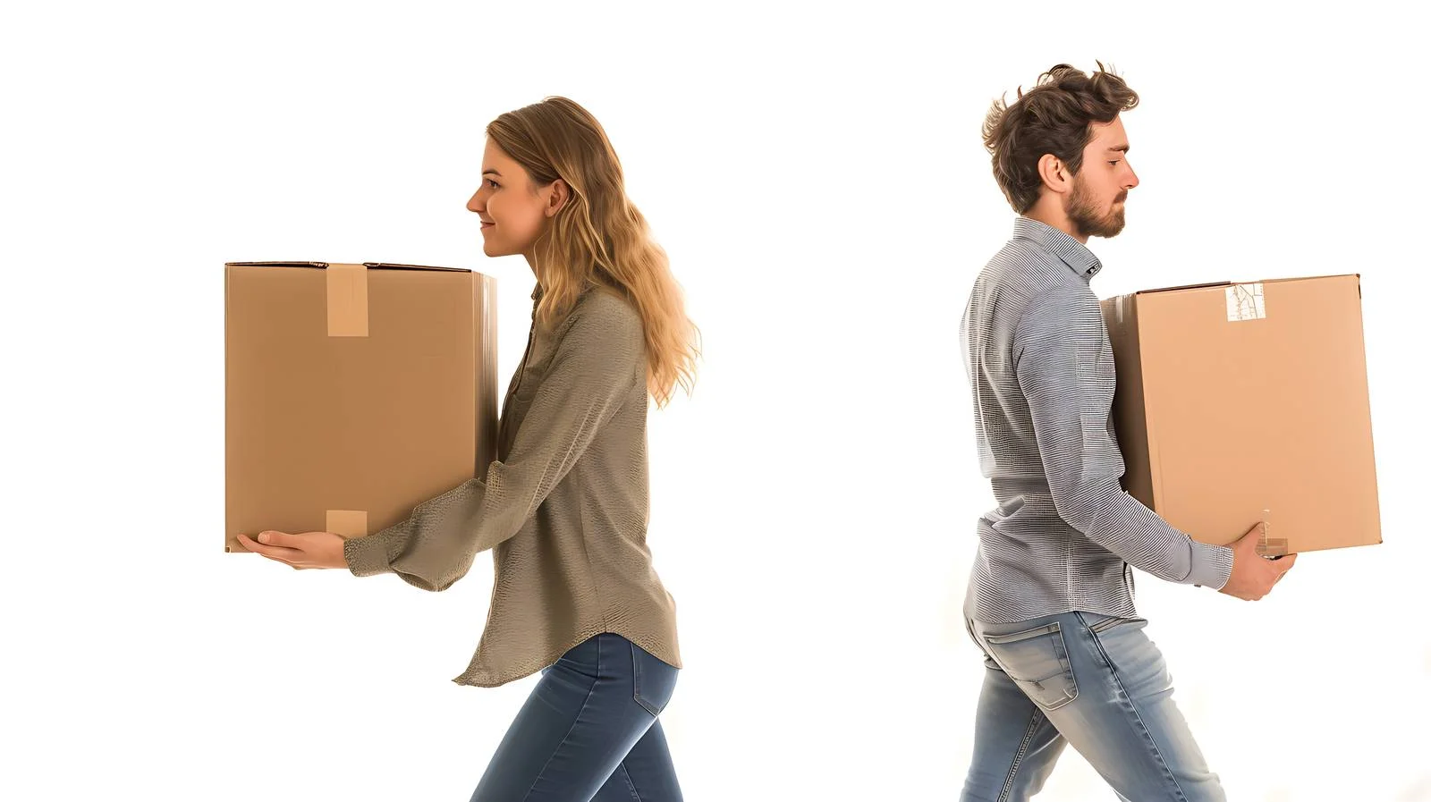 New Home Move-In with Cardboard Boxes — free download from Dotvec