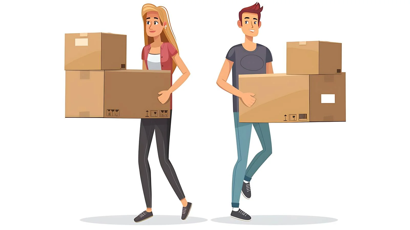 Couple Moving Into New Home — free download from Dotvec