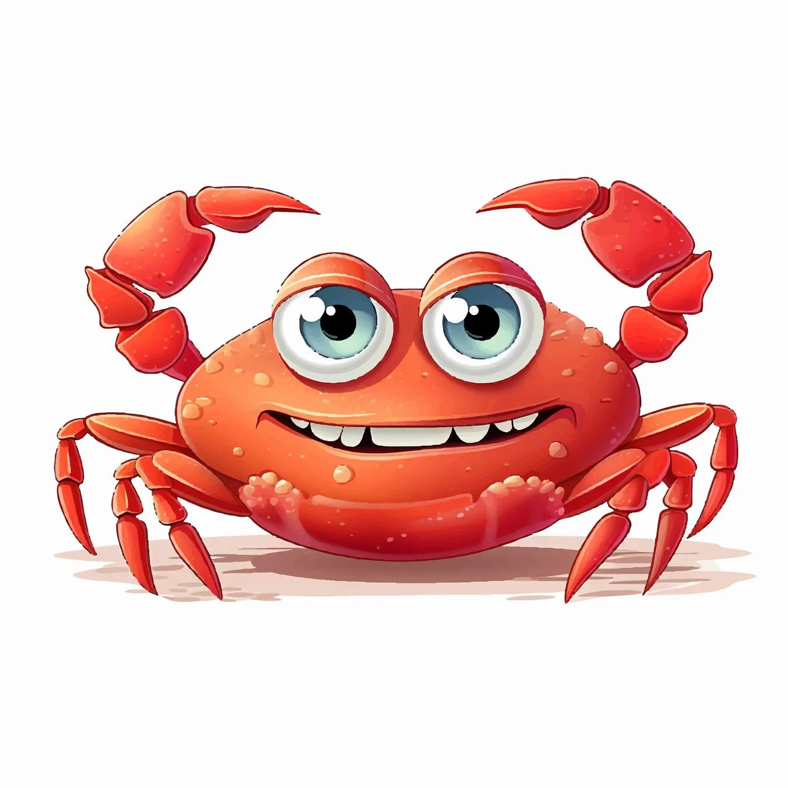 Cartoon Vector Illustration of Two Crabs — free download from Dotvec