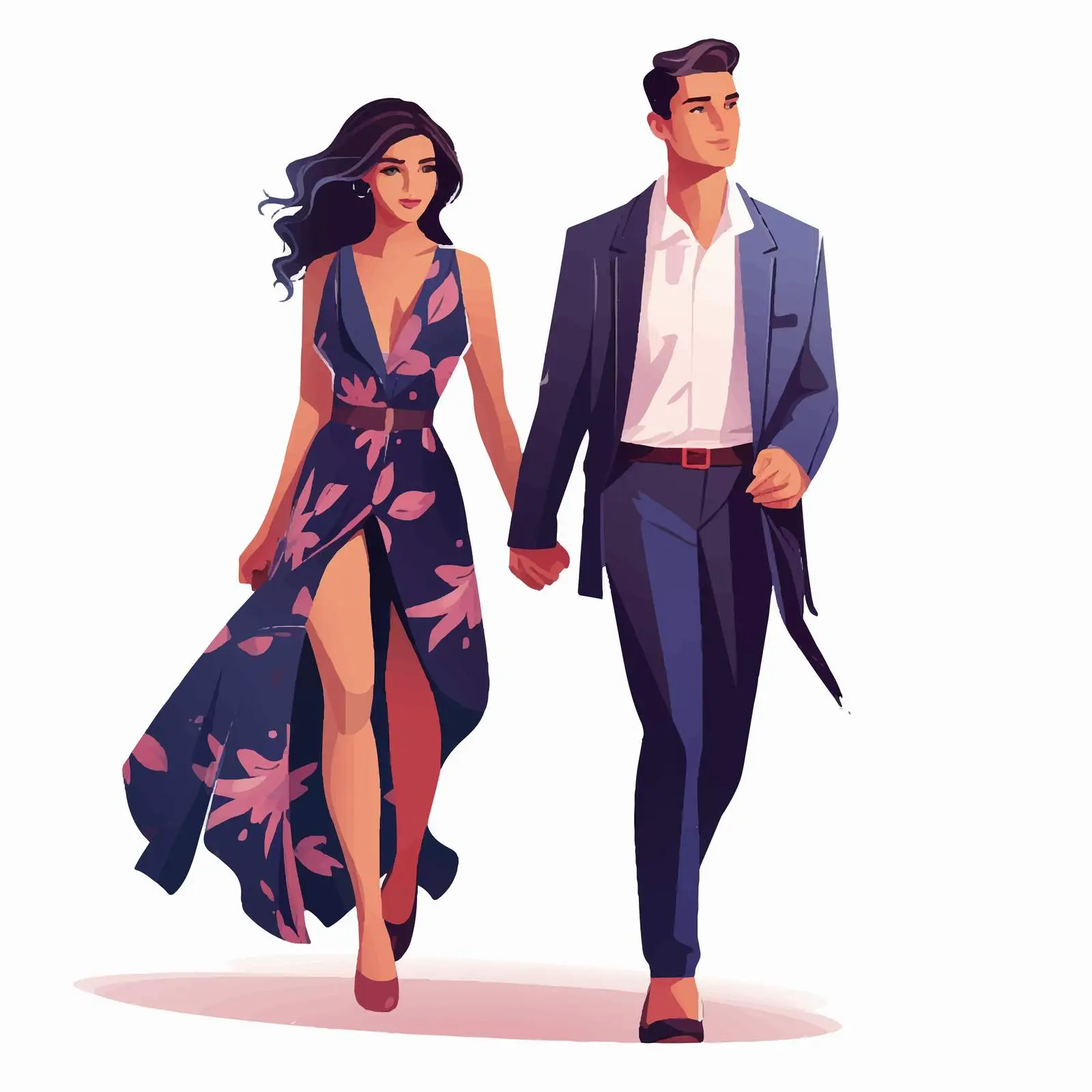 Elegant Young Couple in Evening Wear — free download from Dotvec