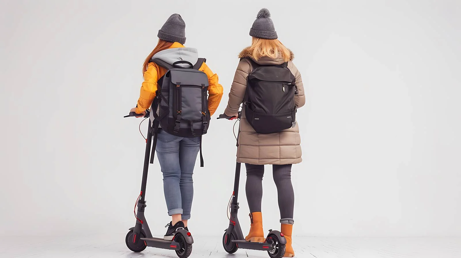 Urban Explorers on Electric Scooters — free download from Dotvec