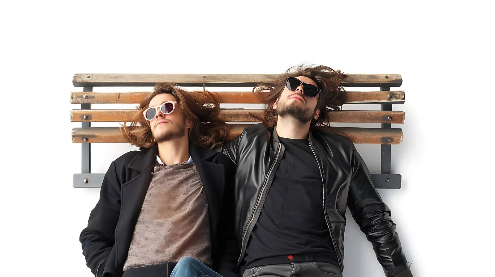 Chic Couple Relaxing Outdoors — free download from Dotvec