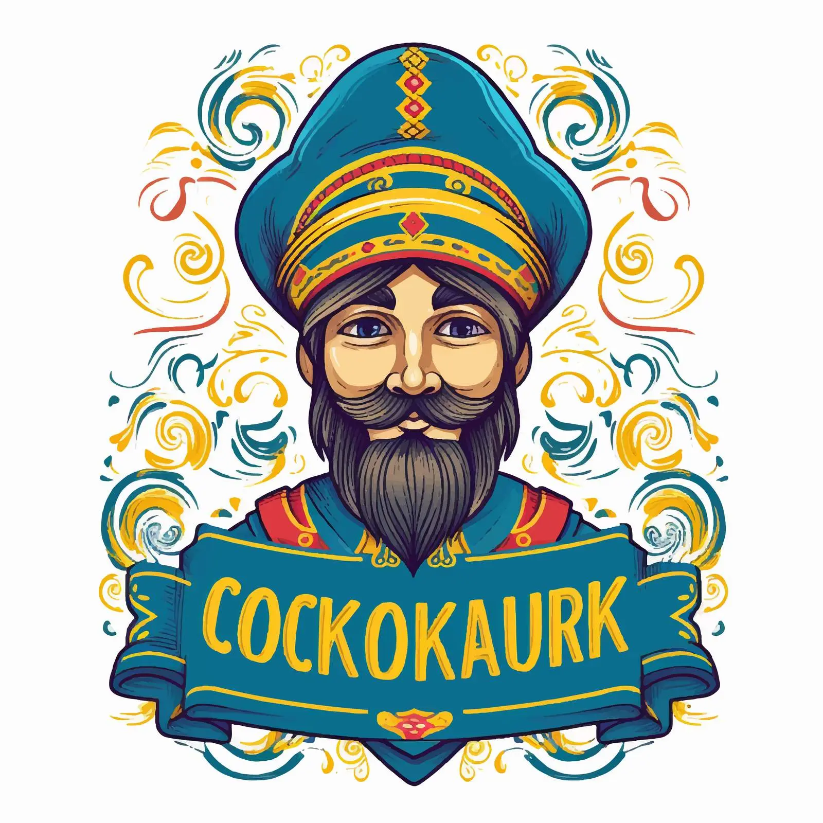 Courageous Ukrainian Cossack Welcomes You to Ukraine — free download from Dotvec