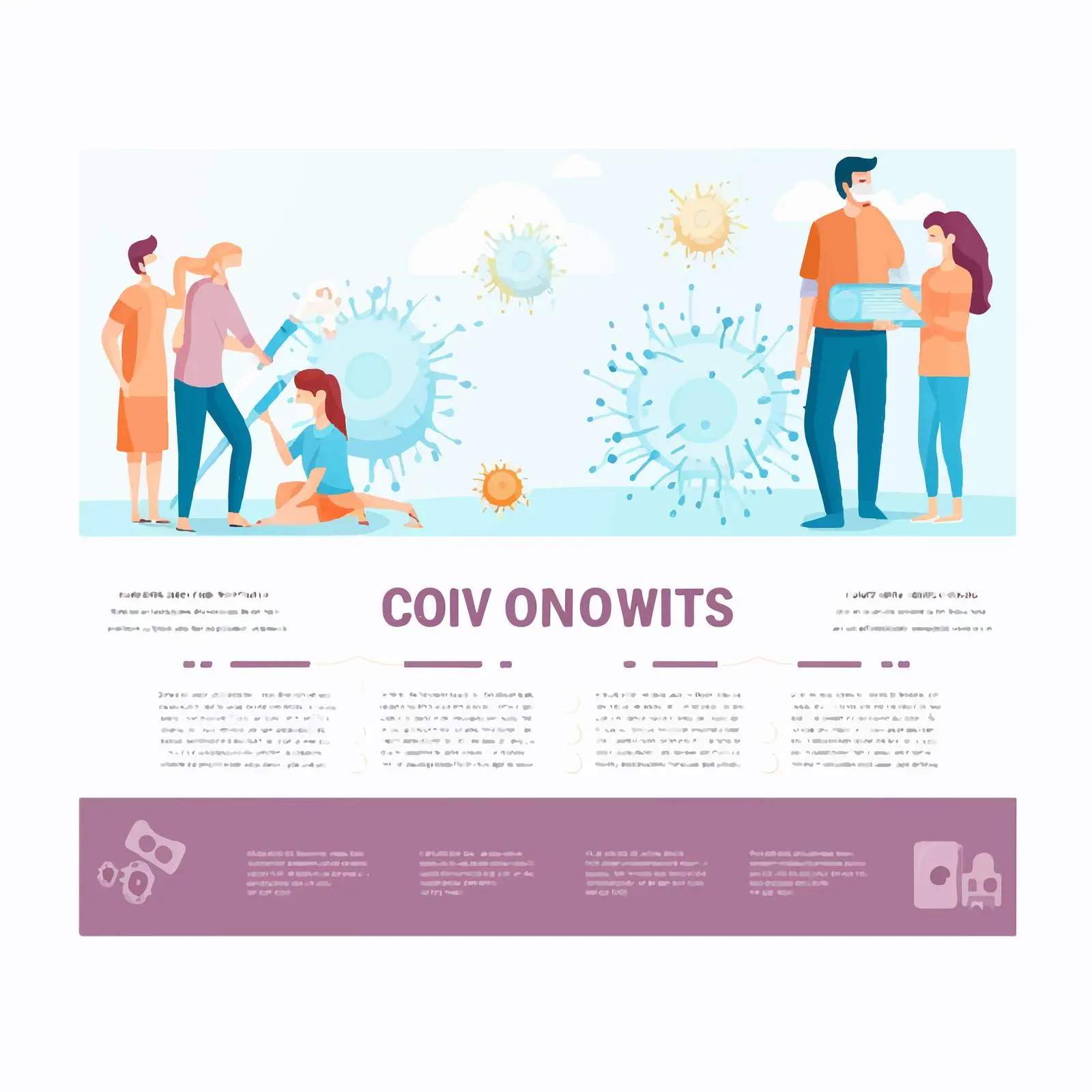 Covid-19 Vaccination Website Banner Template Family – free health campaign image from Dotvec