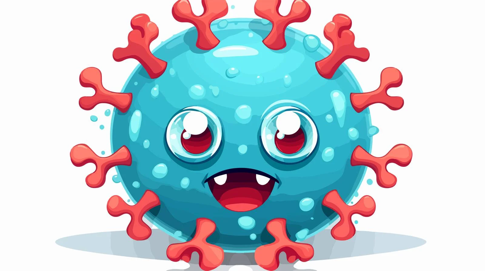 Cartoon Style Covid-19 Illustration — free download from Dotvec