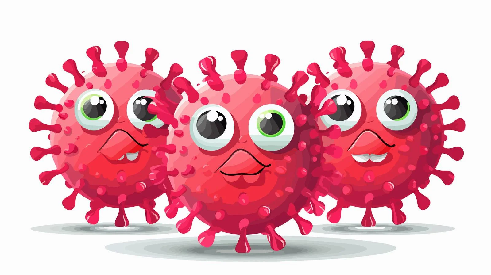 Cartoon COVID-19 Virus Illustration — free download from Dotvec