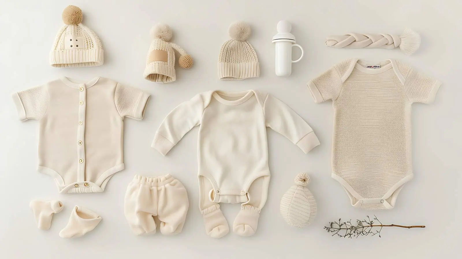 Cozy Hygge Clothes and Accessories for Newborns — free download from Dotvec