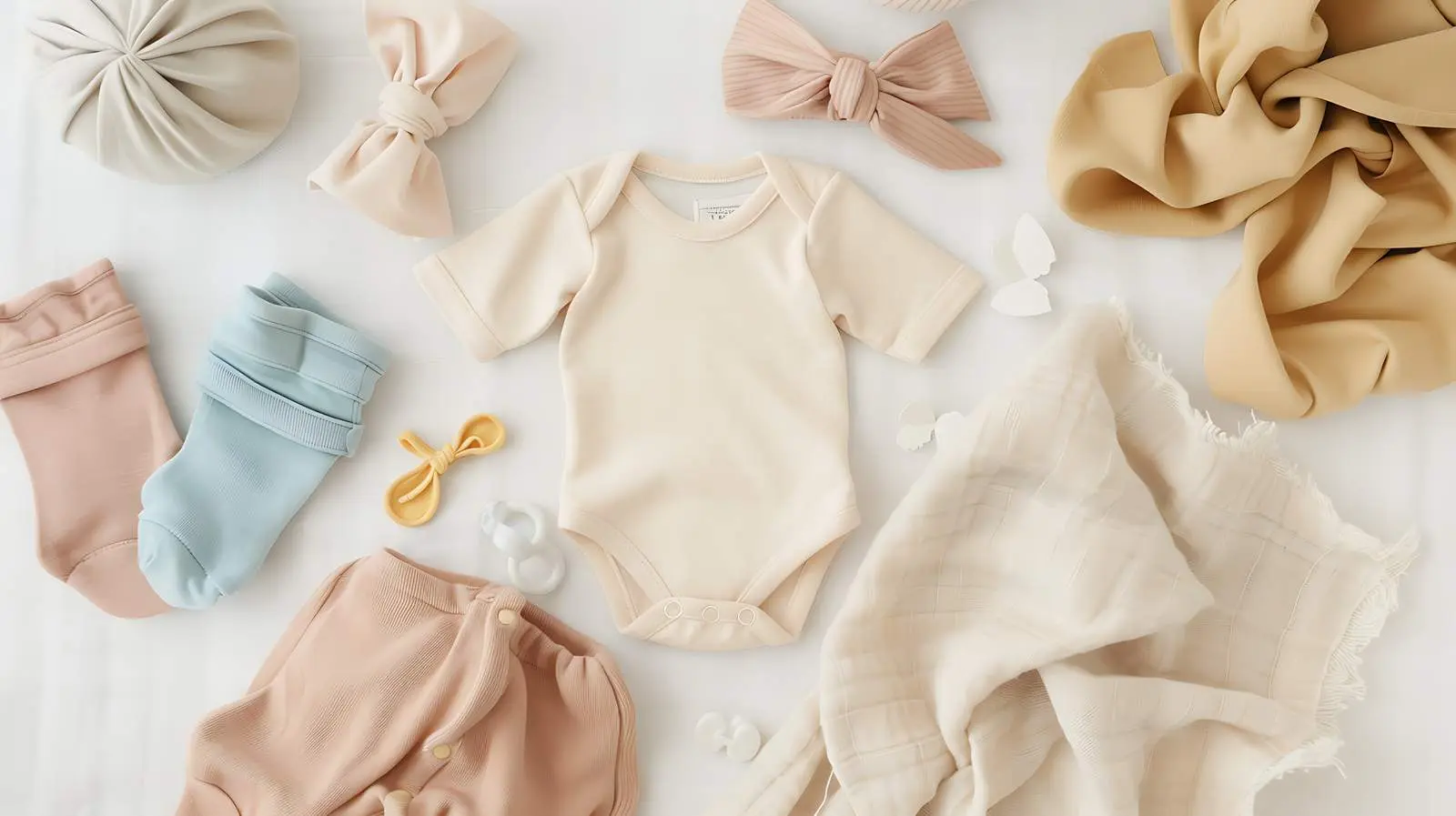 Pastel Newborn Baby Clothes and Accessories – free fashion for infants image from Dotvec
