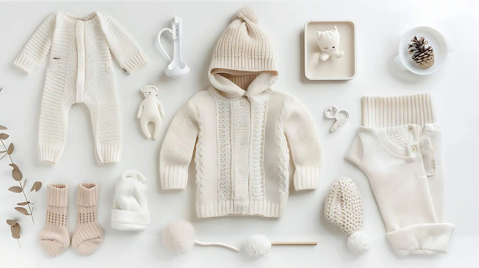 Cozy Pastel Clothes and Accessories for Newborns – free infant accessories image from Dotvec
