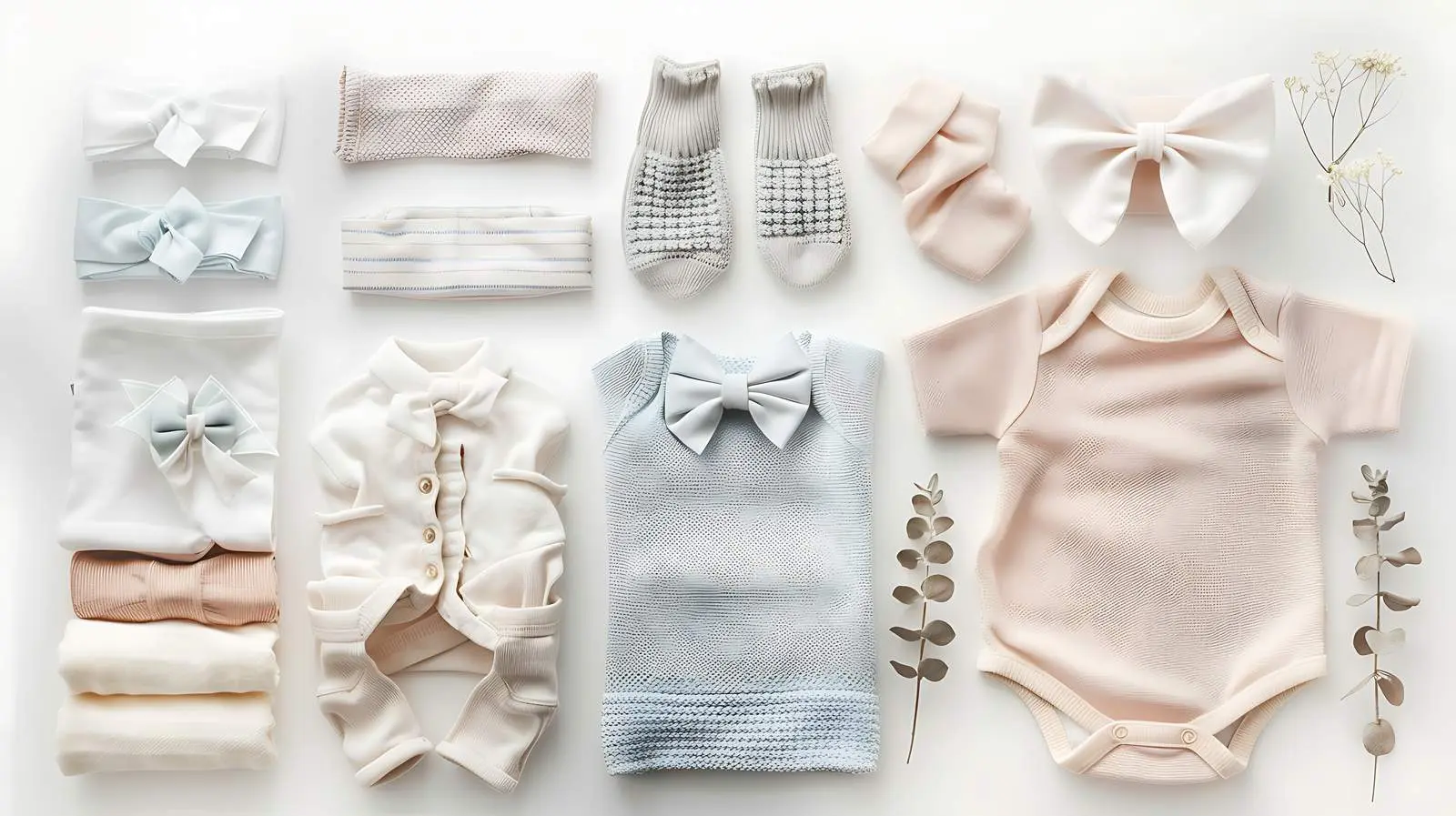 Cozy Pastel Clothes and Accessories for Newborns – free baby care image from Dotvec