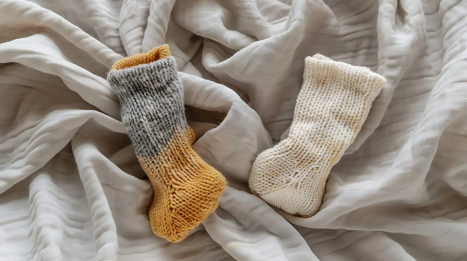 Cozy Hygge Socks for Mom and Newborn — free download from Dotvec