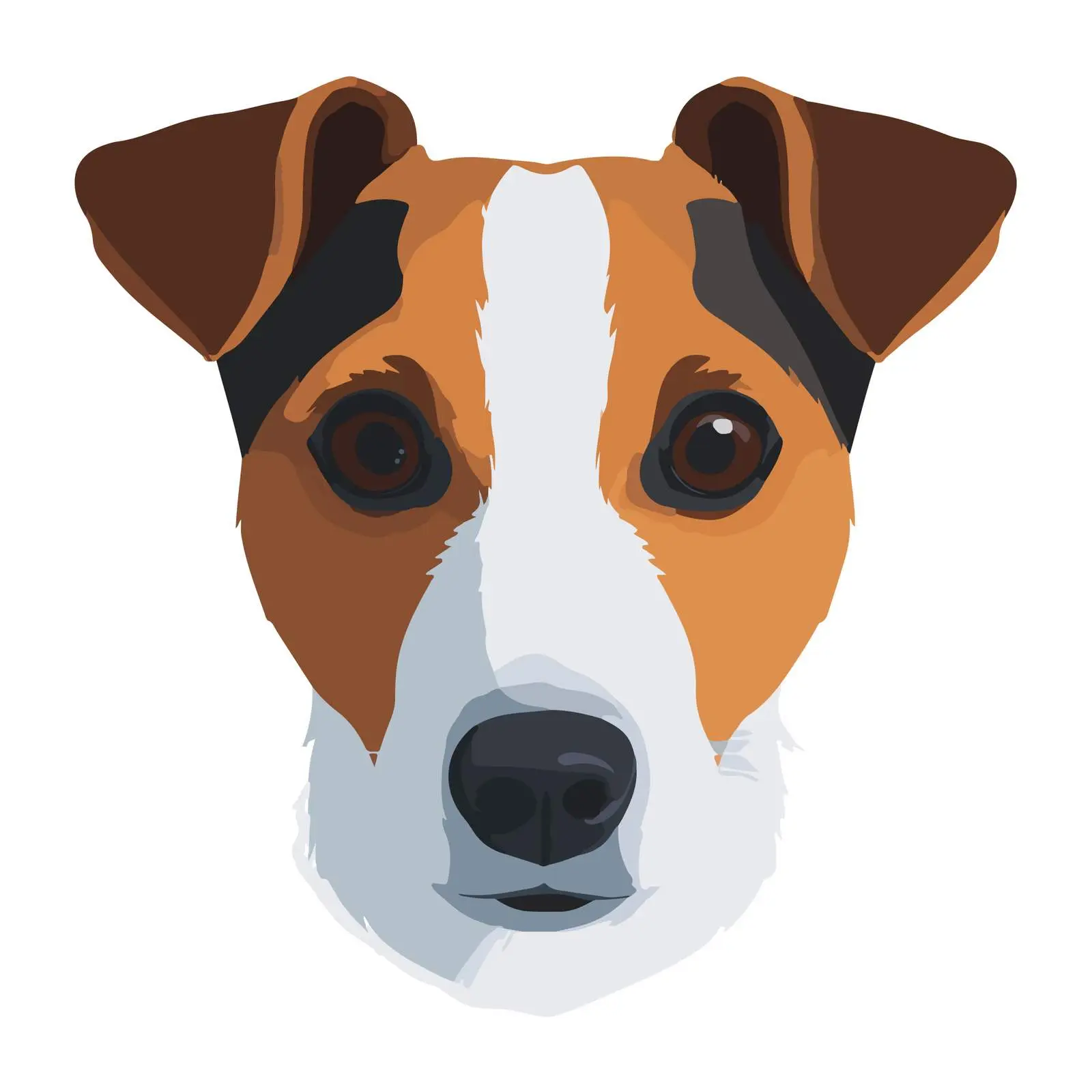 Dog Face Icon on White Background — free download from Dotvec