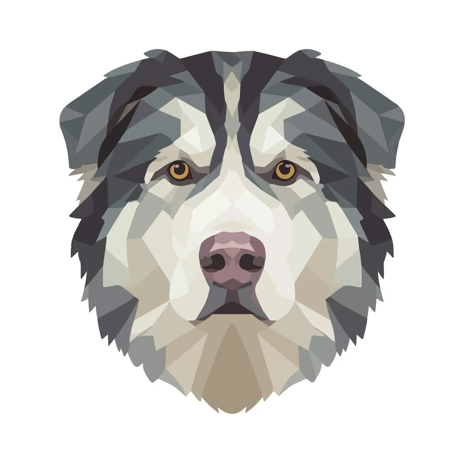 Dog Face Flat Icon — free download from Dotvec
