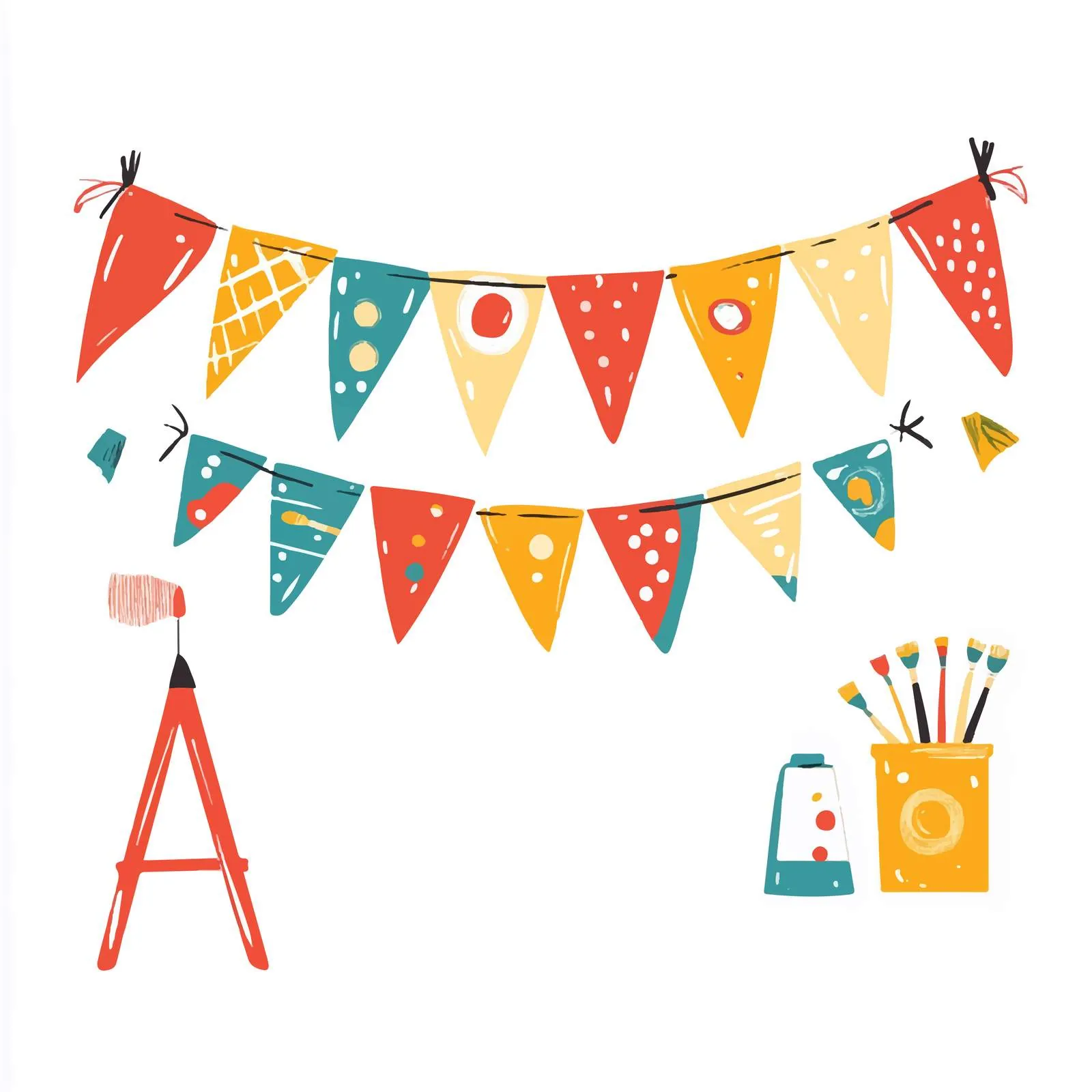 Creative Art Center Logo for Drawing Lessons — free download from Dotvec