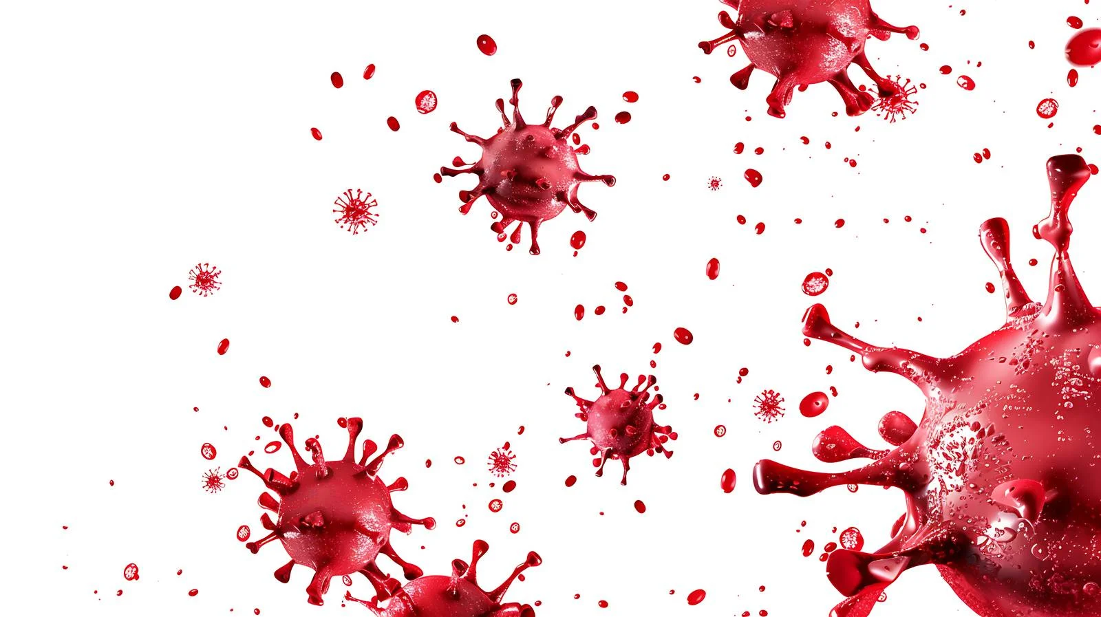 Minimal Blood Drops Background — free download from Dotvec