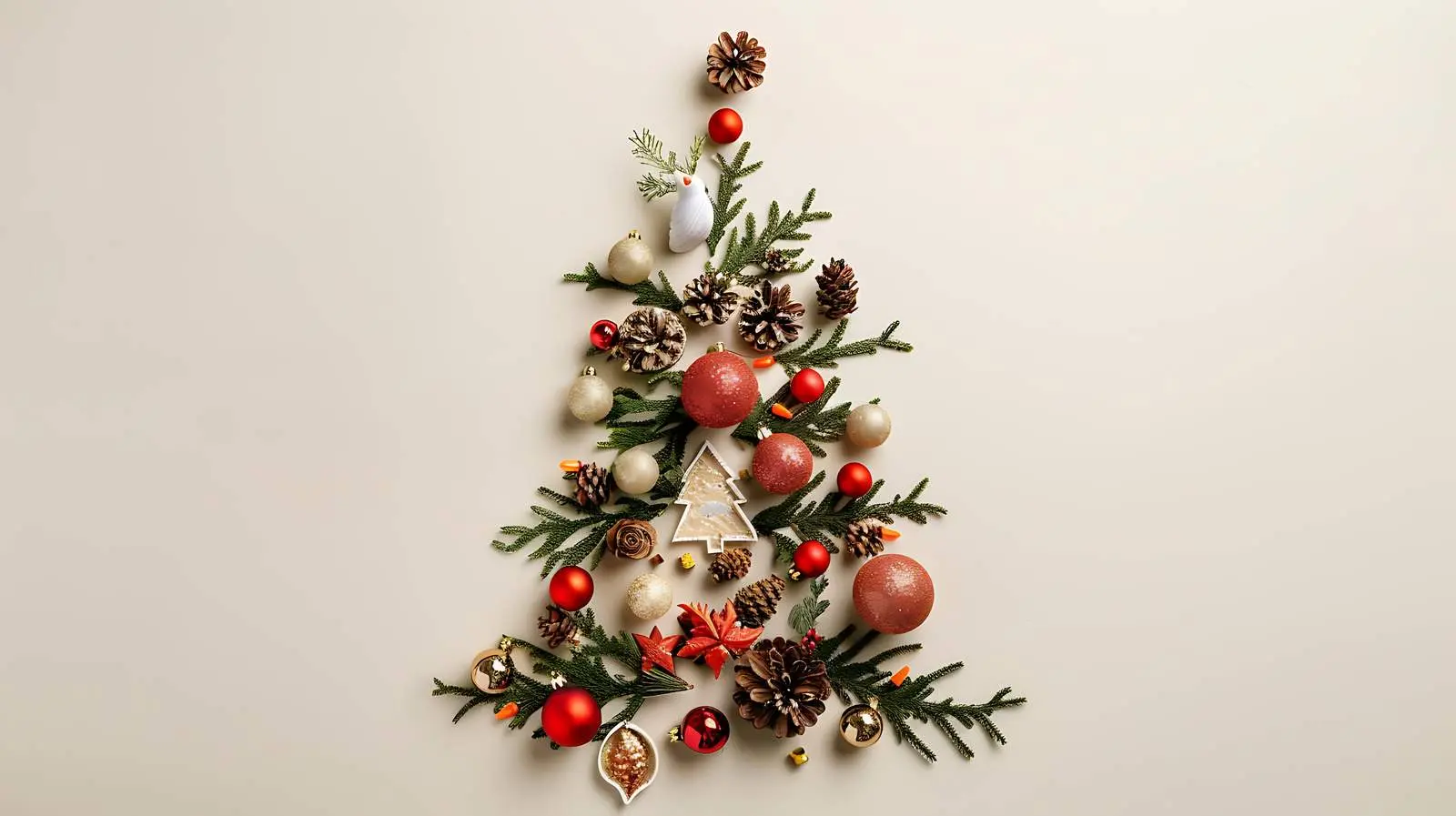 Festive Christmas Fir Tree with Holiday Decorations – free happiness image from Dotvec