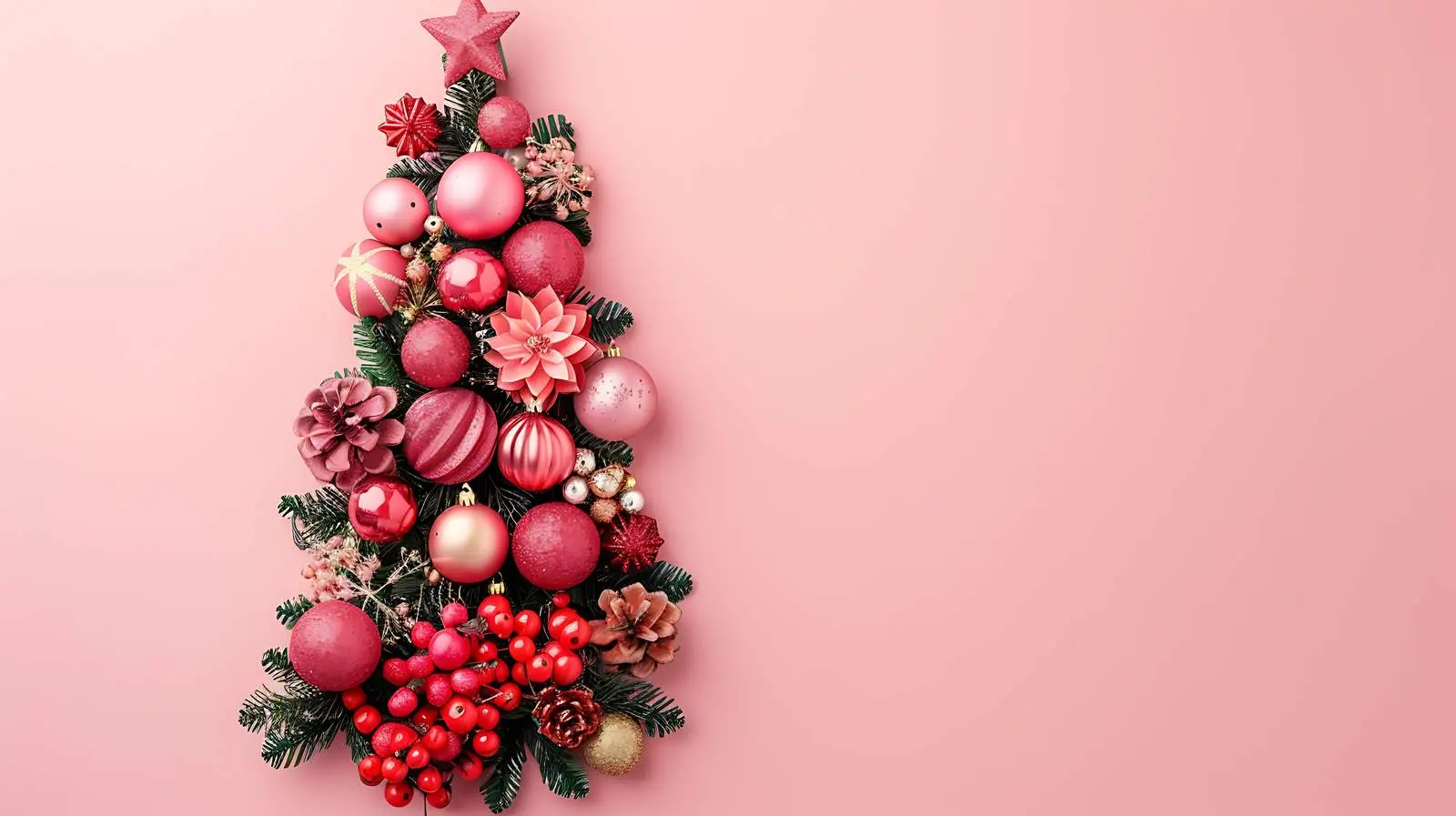 Creative Holiday Decorations Fir Tree Arrangement — free download from Dotvec