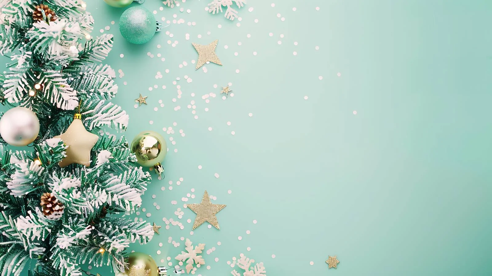 Festive Christmas Tree Layout — free download from Dotvec