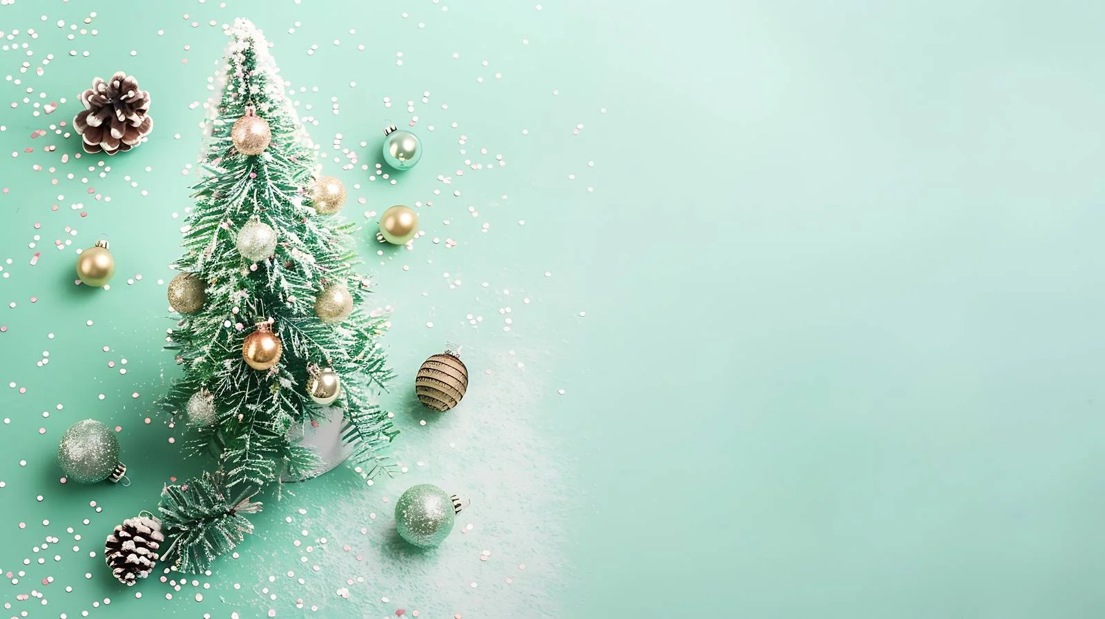 Festive Christmas Tree Layout — free download from Dotvec