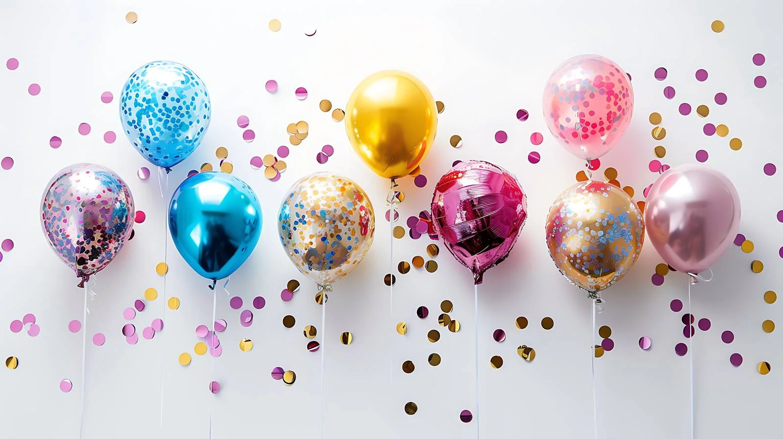 Vibrant Balloon Composition — free download from Dotvec