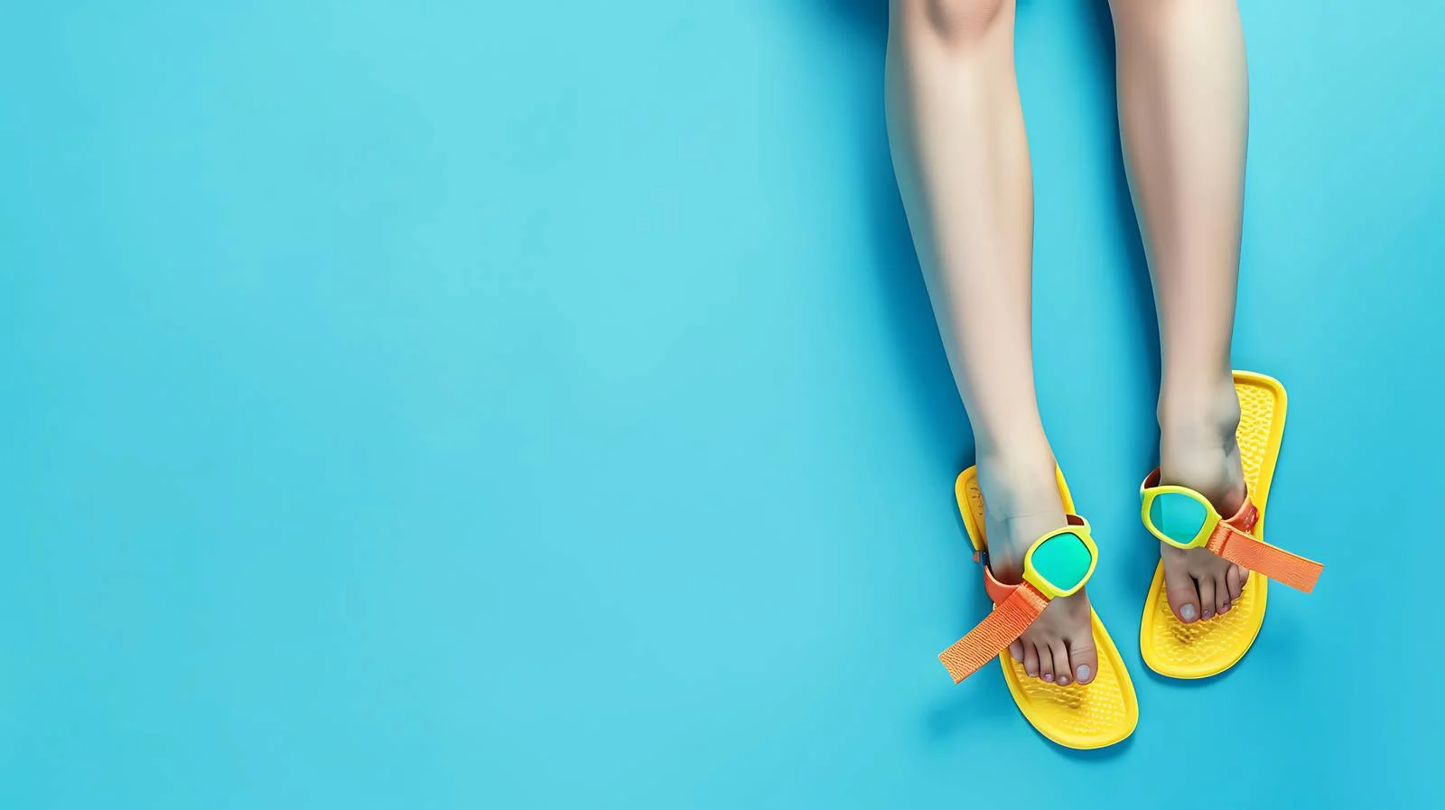 Artistic Doll Legs and Flippers Composition — free download from Dotvec