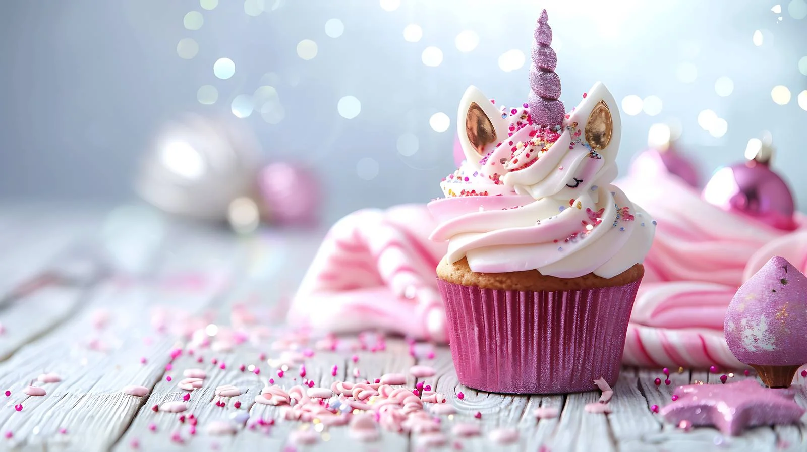 Magical Glitter Unicorn Composition — free download from Dotvec