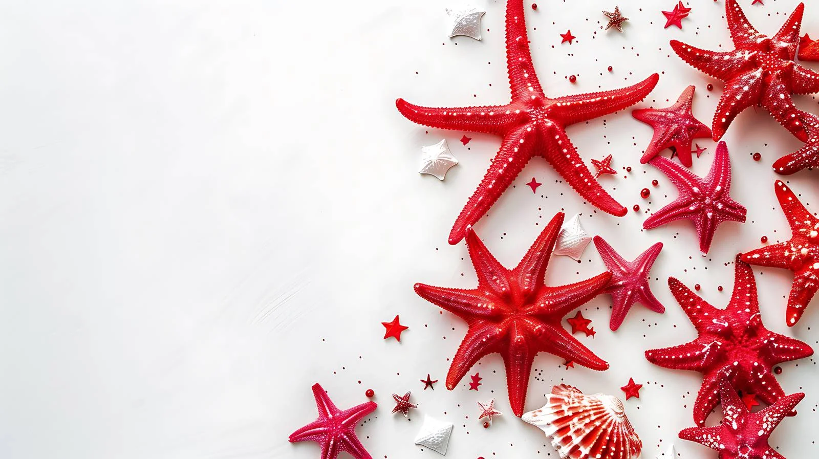 Vibrant Starfish Composition — free download from Dotvec