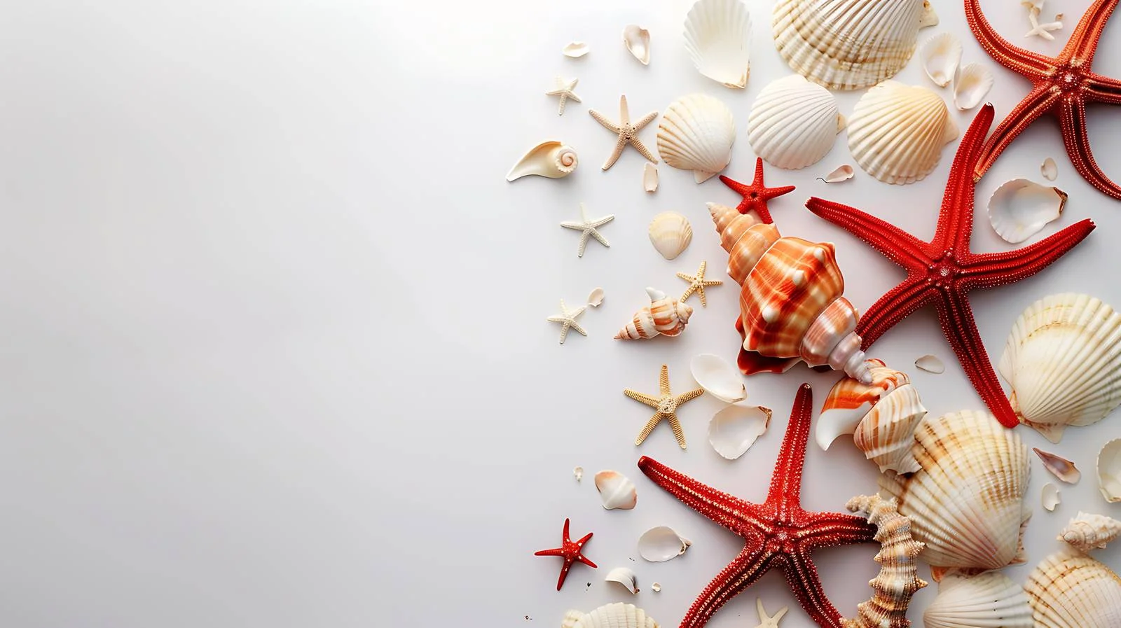 Seashell Starfish Artwork — free download from Dotvec