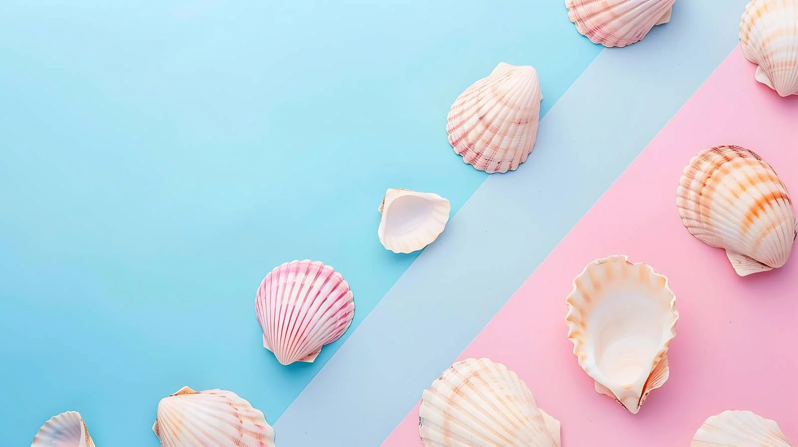 Seashell Gradient Art Composition — free download from Dotvec