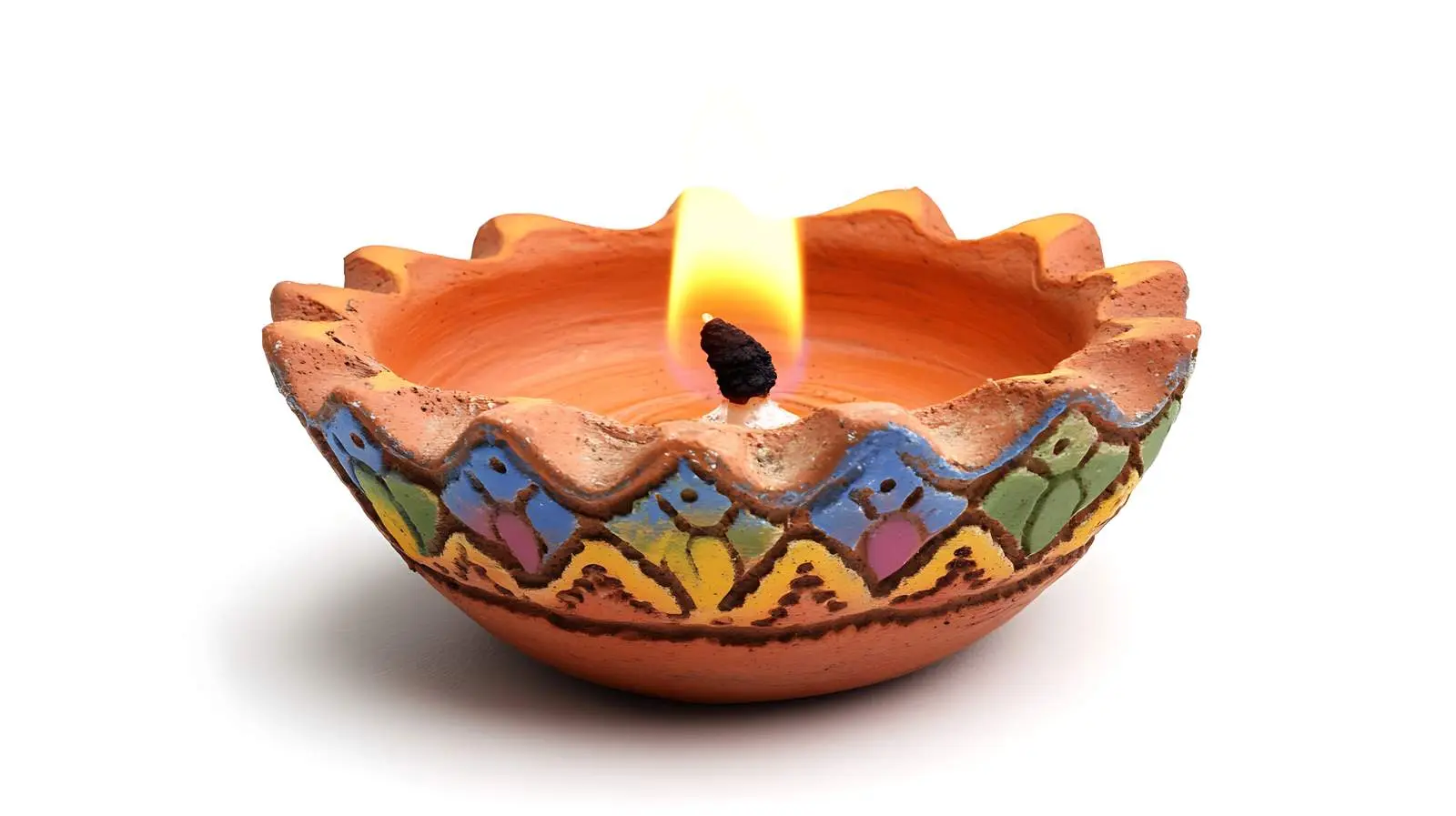 Diwali Diya Clay Lamp Design — free download from Dotvec