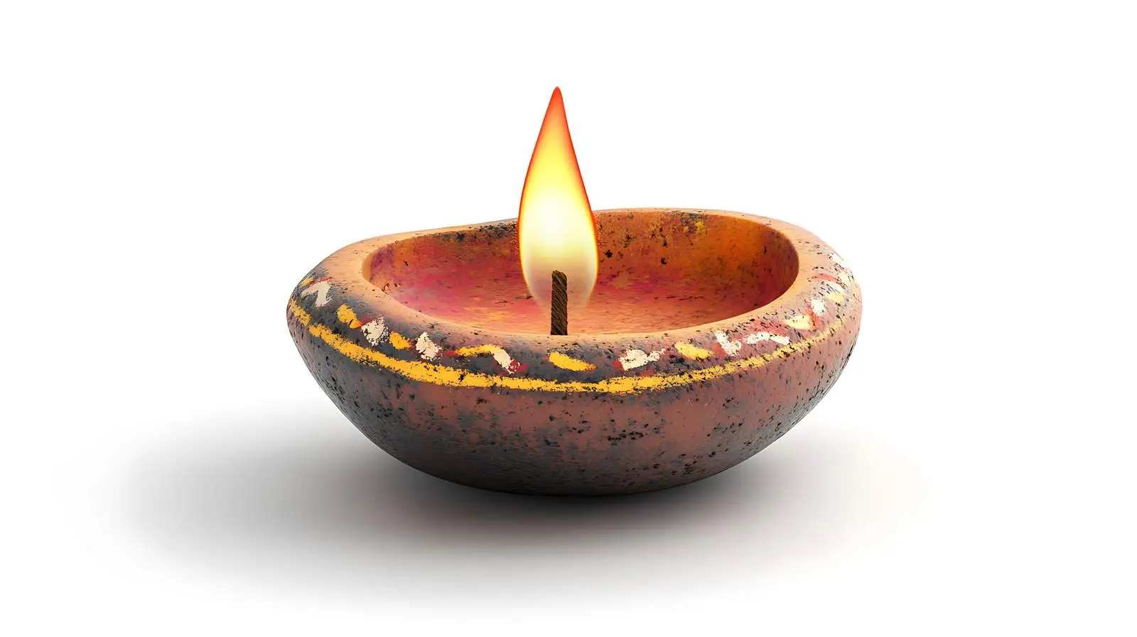 Diwali Diya Clay Lamp Design — free download from Dotvec