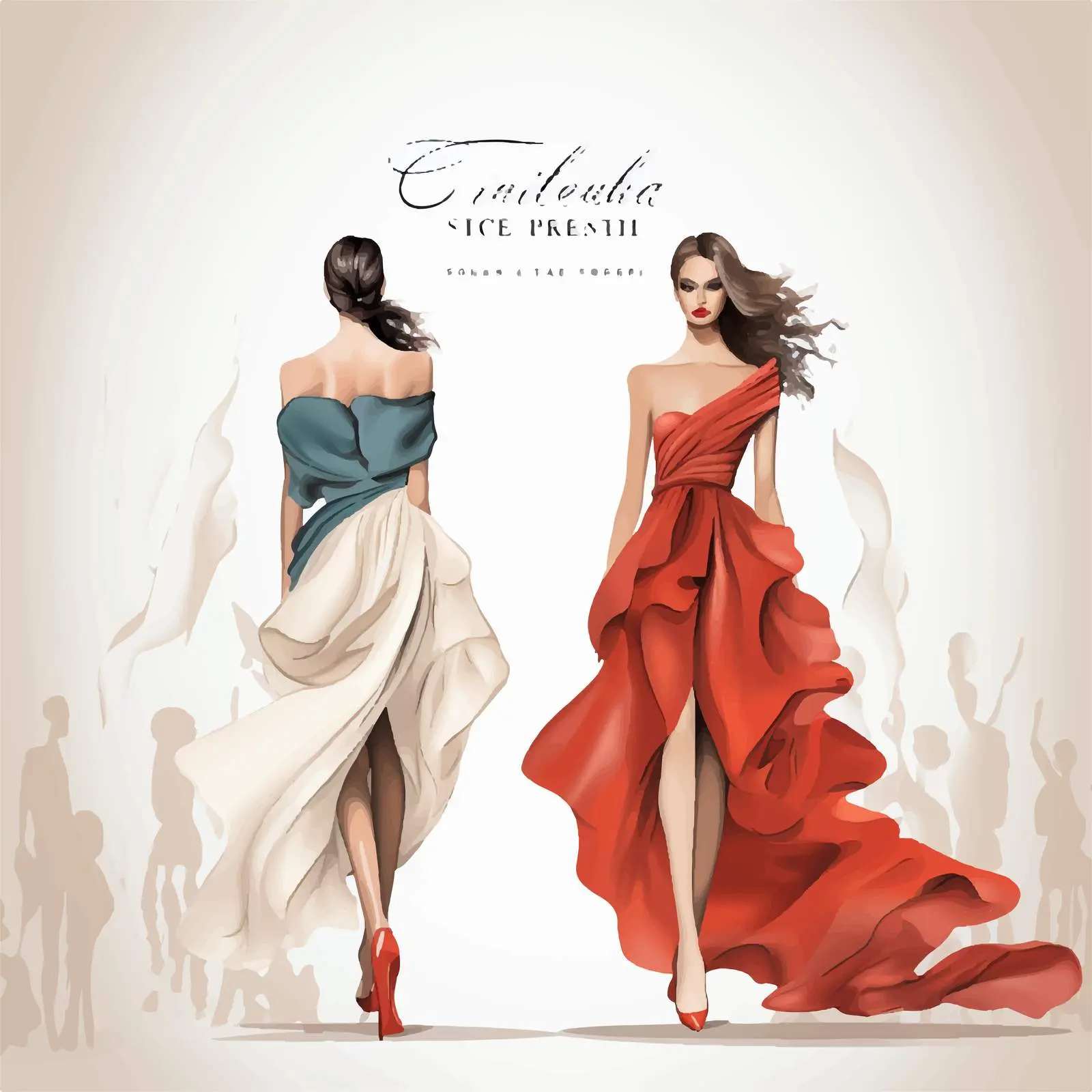 Fashion Show Flyer and Poster Template — free download from Dotvec