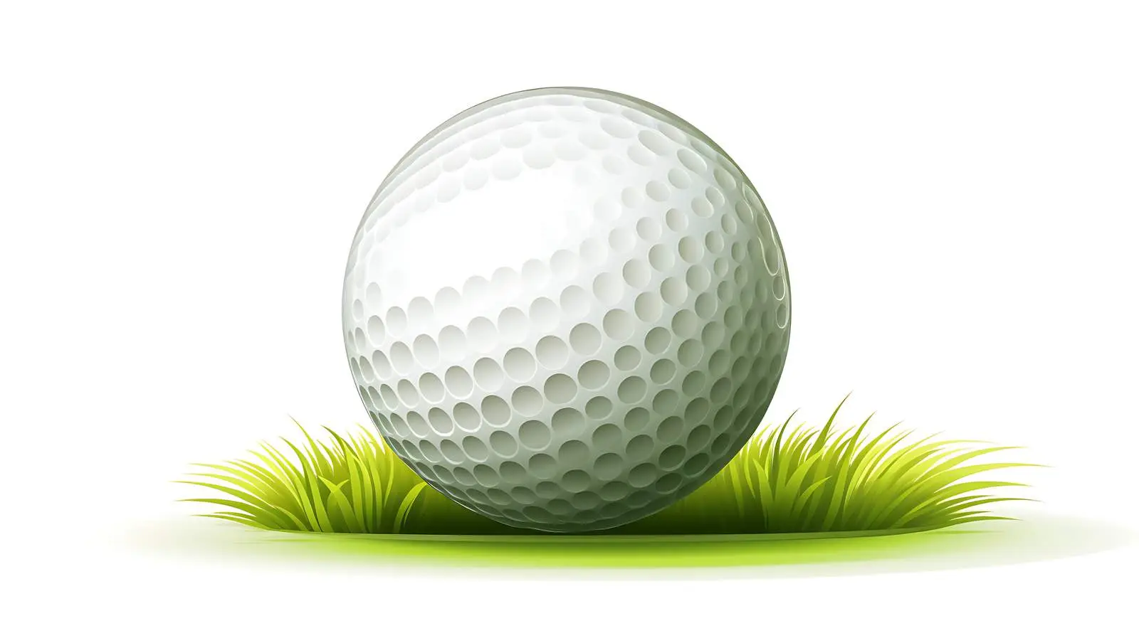 Whimsical Golf Ball Cartoon Illustration — free download from Dotvec