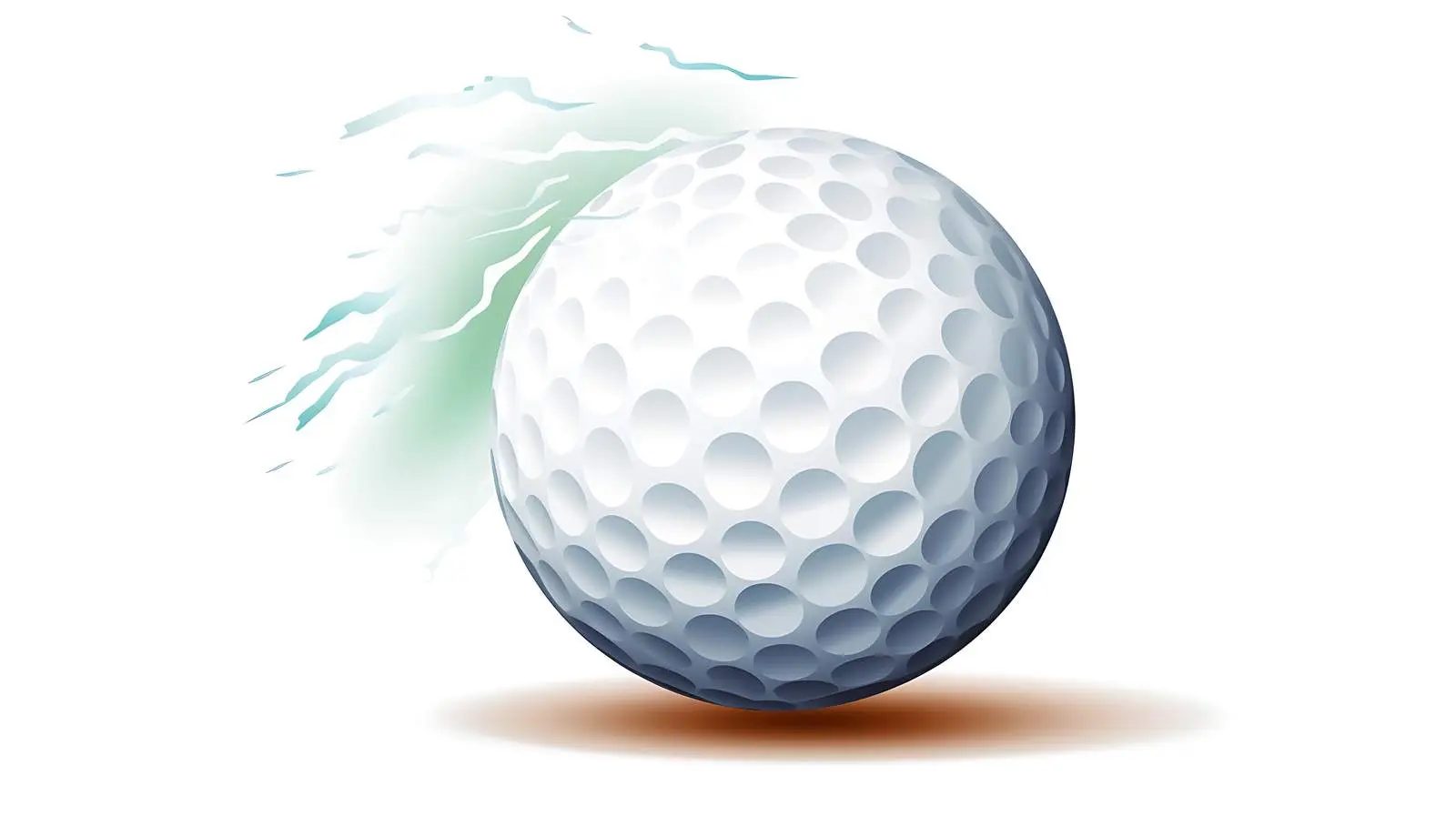 Dynamic Golf Ball Motion Illustration — free download from Dotvec