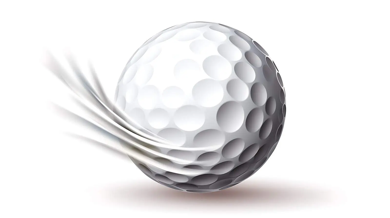 Dynamic Golf Ball Motion Illustration — free download from Dotvec