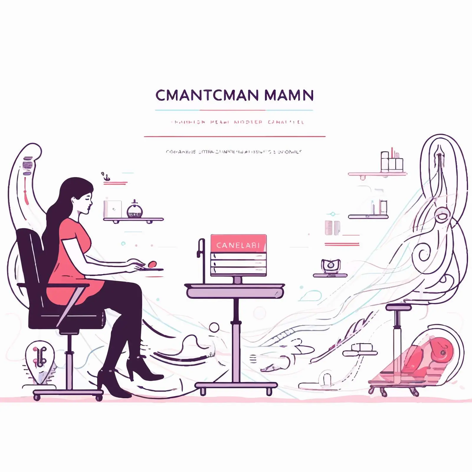 Pregnant Woman Horizontal Banner Vector Design — free download from Dotvec