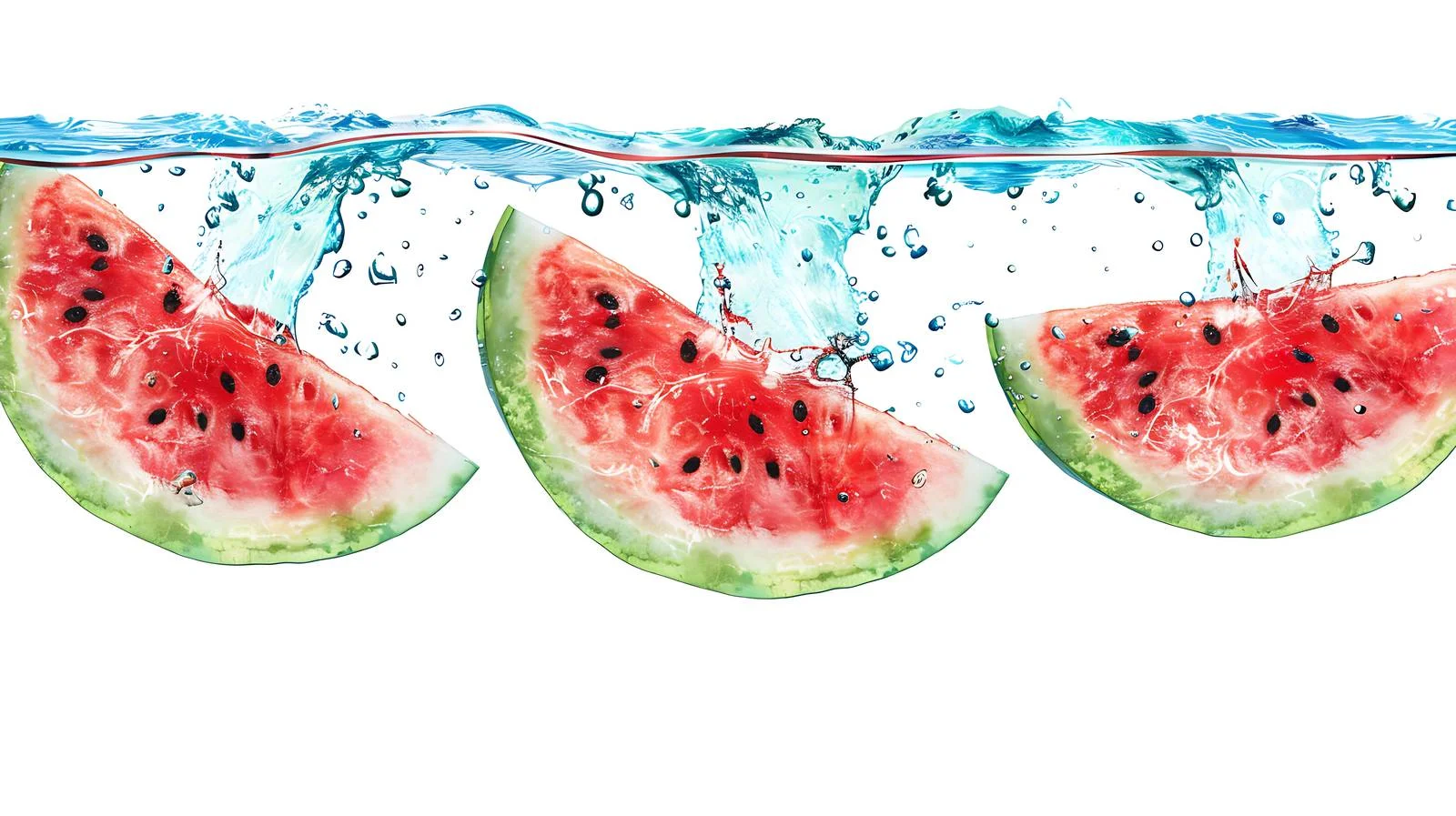 Serene Watermelon in Aquatic Setting — free download from Dotvec