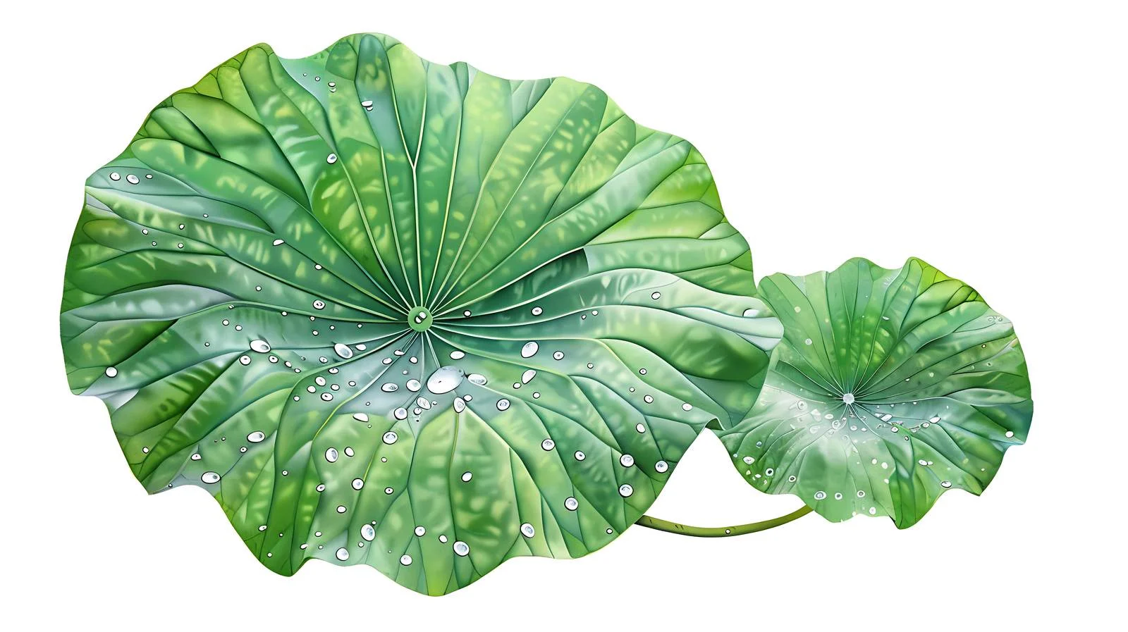 Transparent Lotus Leaf Illustration — free download from Dotvec