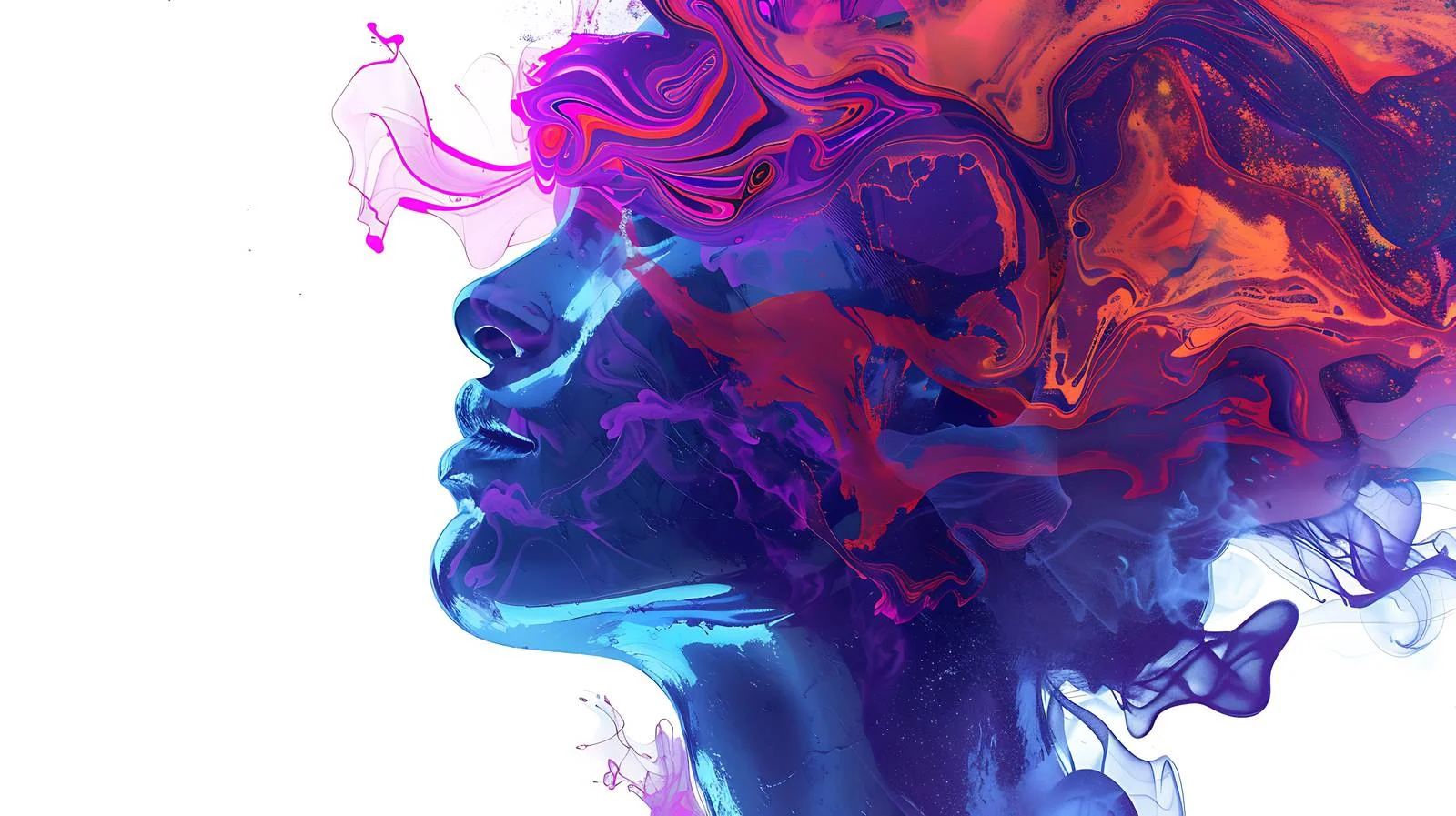 Abstract Conceptual Art on White Background — free download from Dotvec