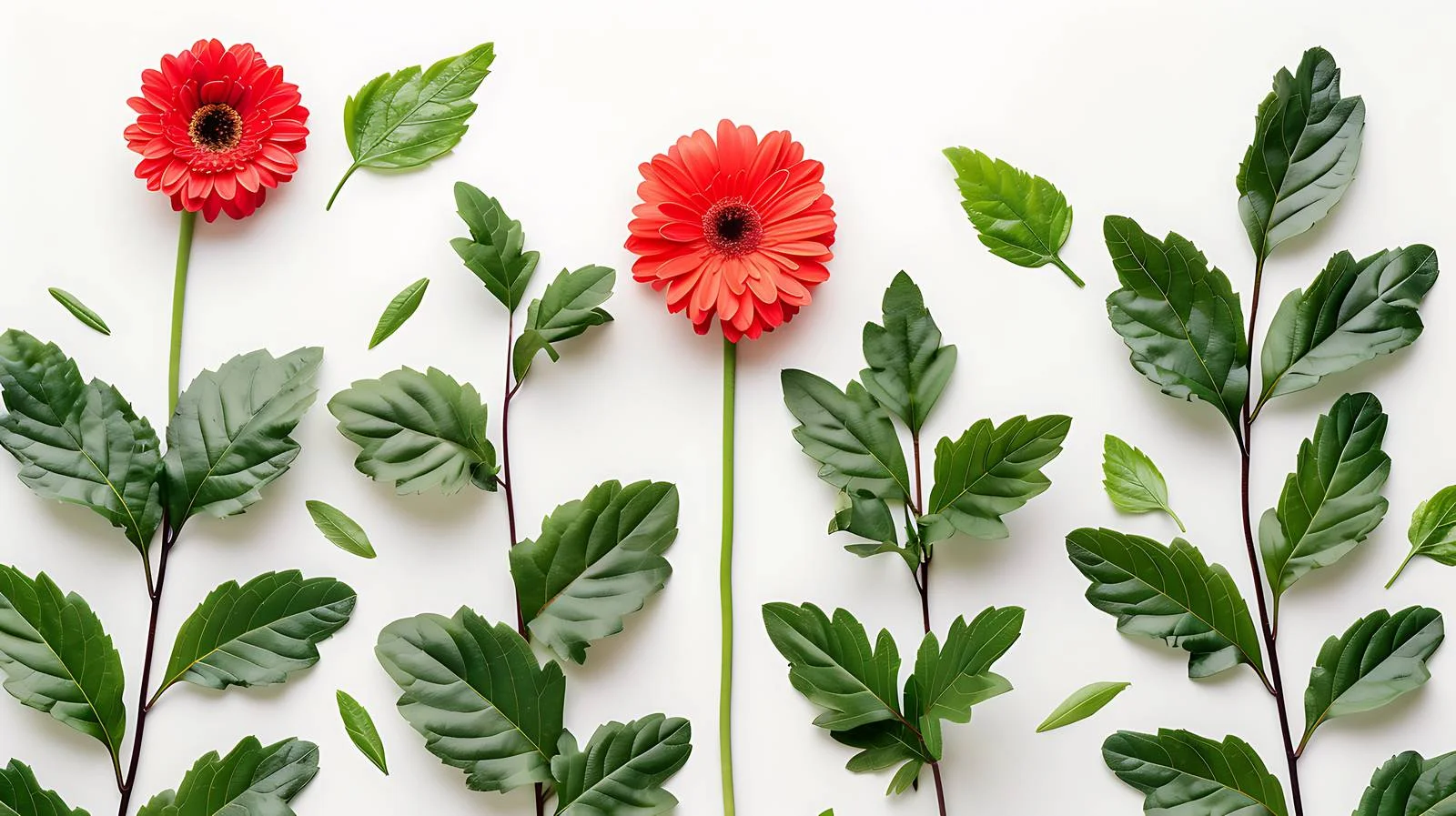 Floral Daisy Layout — free download from Dotvec