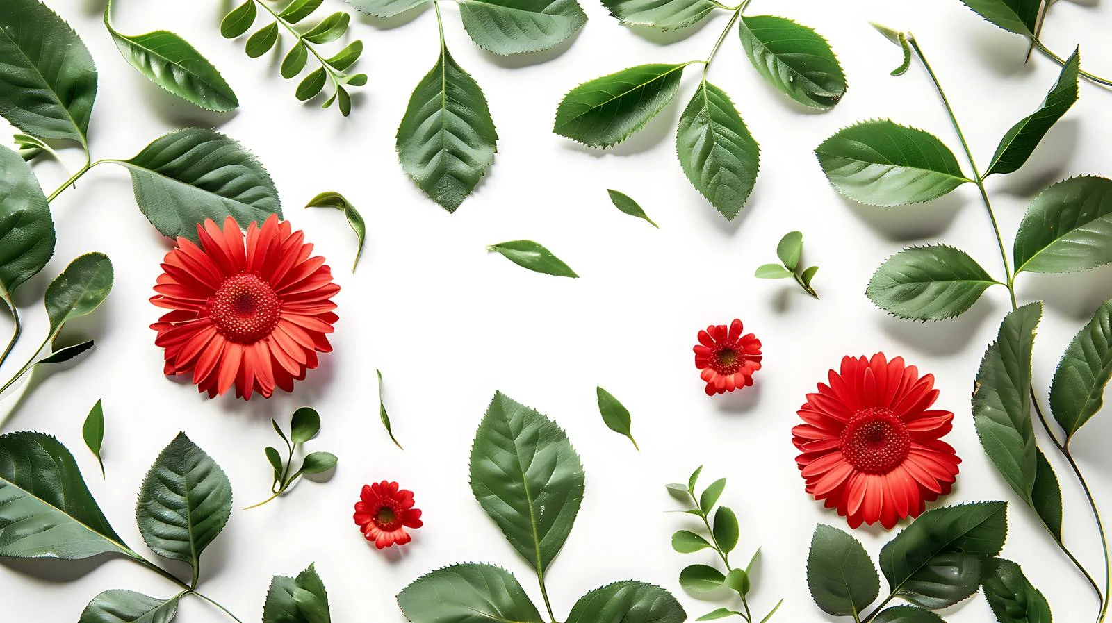 Elegant Daisy Flower Layout — free download from Dotvec