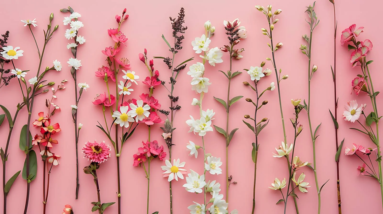 Floral Pink Backdrop Layout Design — free download from Dotvec