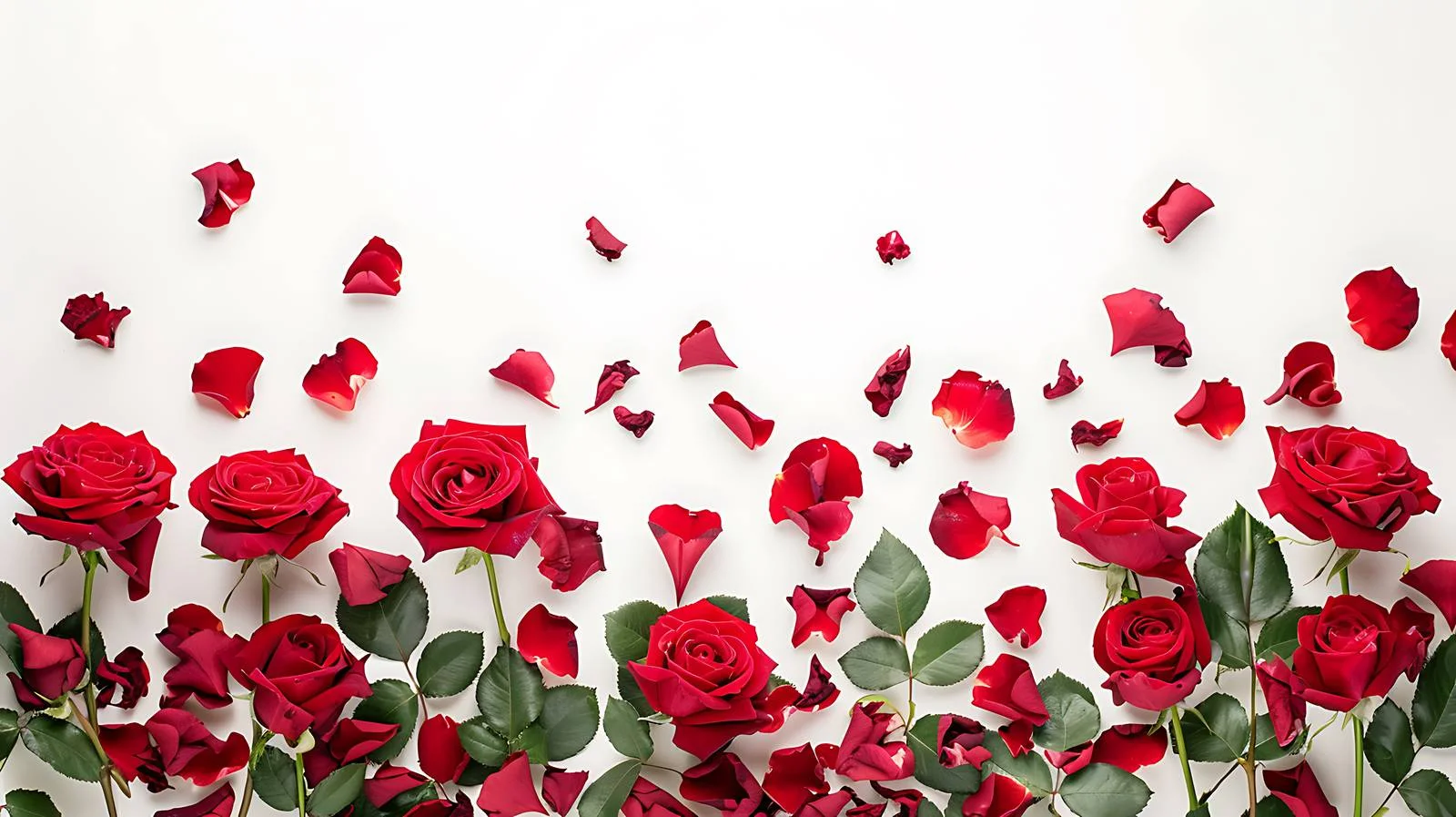 Elegant Rose Petal Creative Layout Design — free download from Dotvec