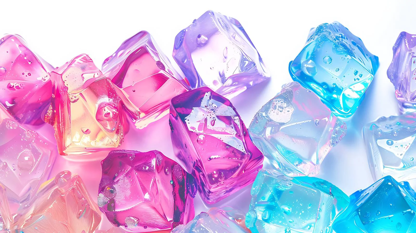 Vibrant Ice Cube Composition — free download from Dotvec
