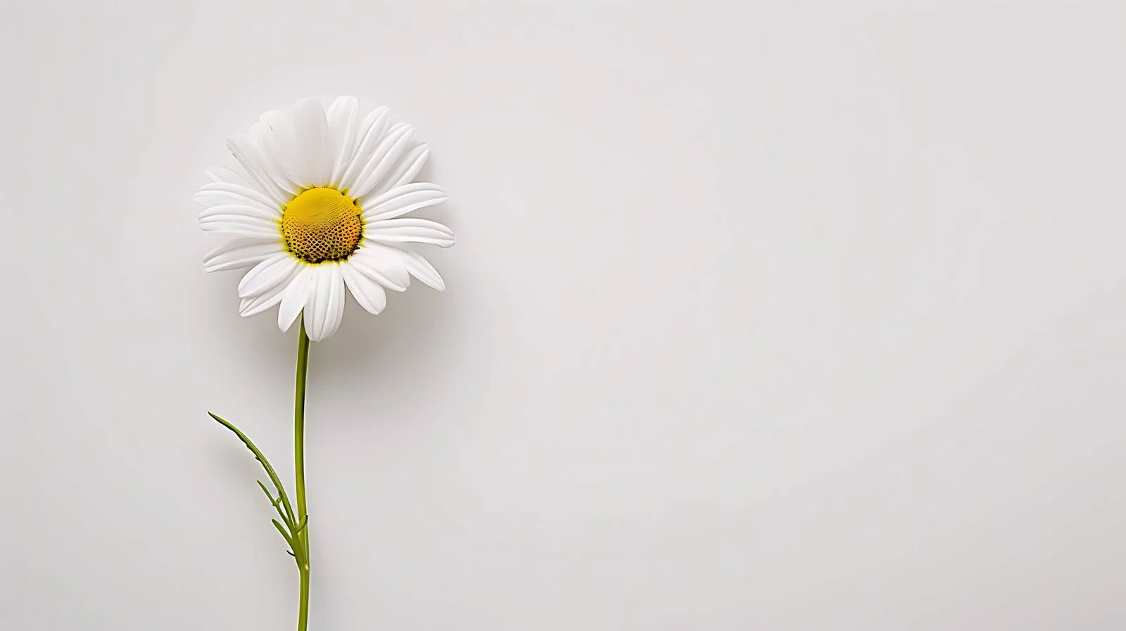 Elegant Daisy Layout on White Background — free download from Dotvec