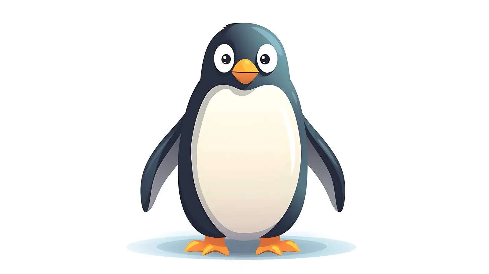 Playful Penguin Icon Illustration — free download from Dotvec