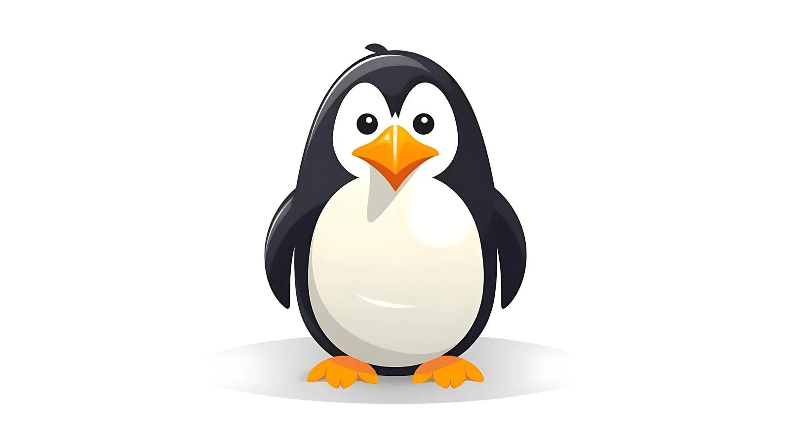 Playful Penguin Icon Illustration — free download from Dotvec